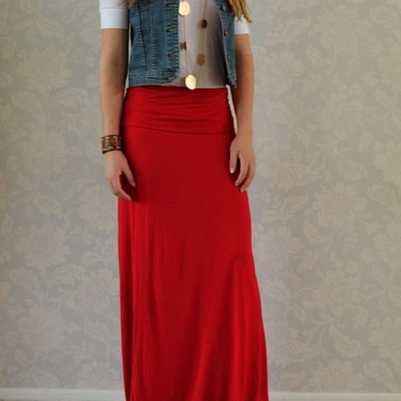 maxi skirt tall length